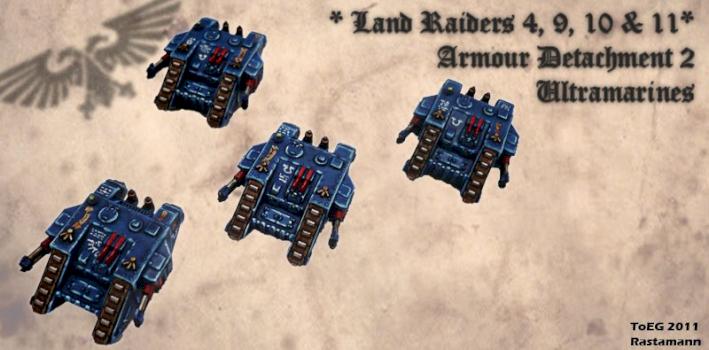 Epic Ultramarines Land Raider Detachment by rastamann