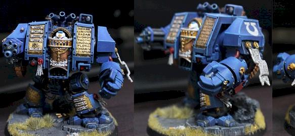 Ultramarine Venerable dreadnought by ichibanpainting