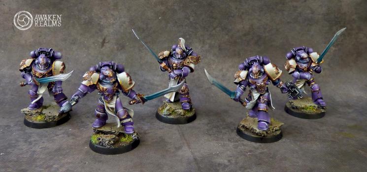 Horus Heresy Emperor's Children Palatine Blades squad by Awaken Realms