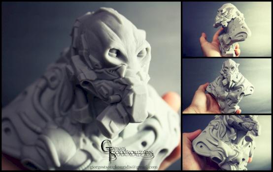 Alien bust ver 2 by giorgosts