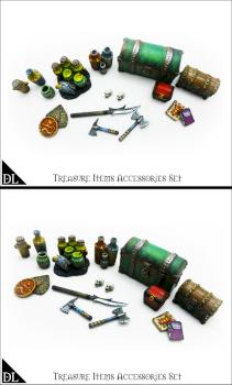 Treasure Items Accessories Set by dungeonlair