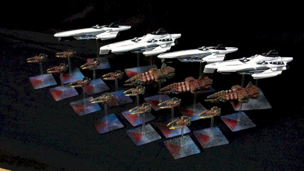 Firestorm Armada - Syndicate and Corsairs by Erebi