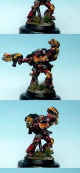 Blood Angels Captain by loler