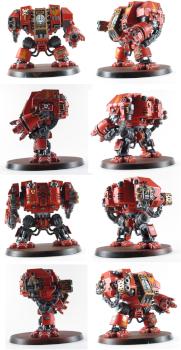 Blood Angels Dreadnought (WIP) by candidgamera