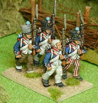 Front Rank French Fusiliers by Spencerkeen