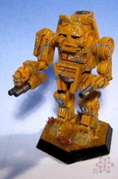 BattleTech Executioner Clan Ghost Bear Desert by Ghostbear