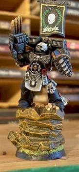 Ultramarines Chaplain with Lightning Claws by undeadair