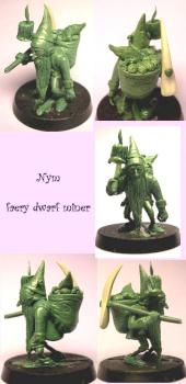 Dwarf faery miner by Nym