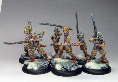 Legion of Everblight Swordsmen Unit by Ghostpainter