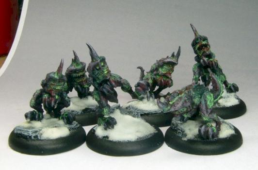 Legion of Everblight Shredders by Ghostpainter