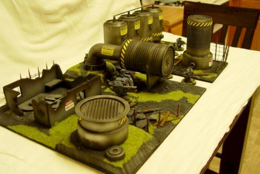 Warhammer Space Marine Power Plant Terrain Set!!! by Stiff Neck Studio