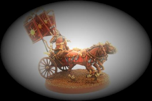 KHANDISH KING ON WAR CHARIOT by PAINTONY