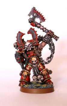 kharn the betrayer chaos champion by bamcky2k