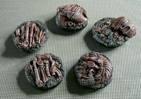 40mm resin bases (Techanicus) by philydorf