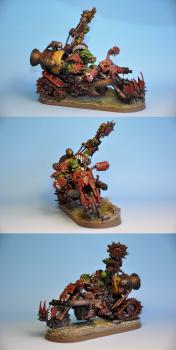 ORK WARBOSS ON WARBIKE by c-biters