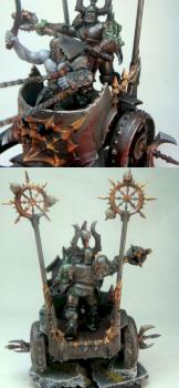 Nurgle Gorebeast Chariot w/ Filth Mace Champion by AlexG