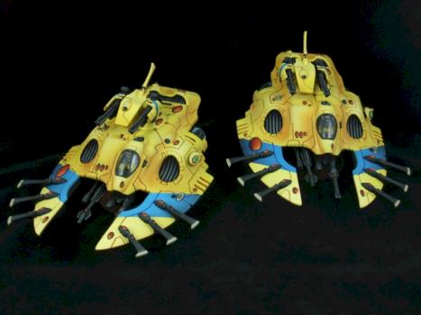 Iyanden Wave Serpents by mrdee1969