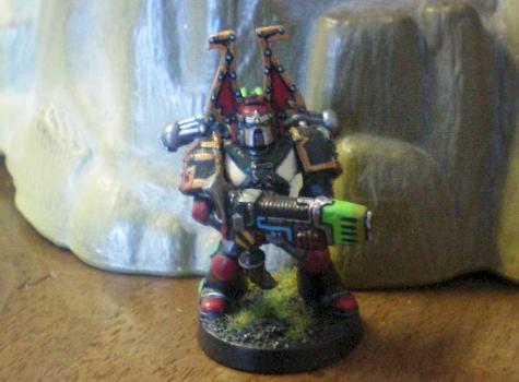 Iron Warrior Khrone warrior by Outlanders