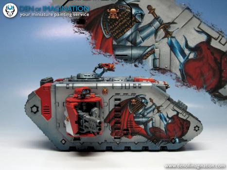 Grey Knights Landraider by DEN of IMAGINATION