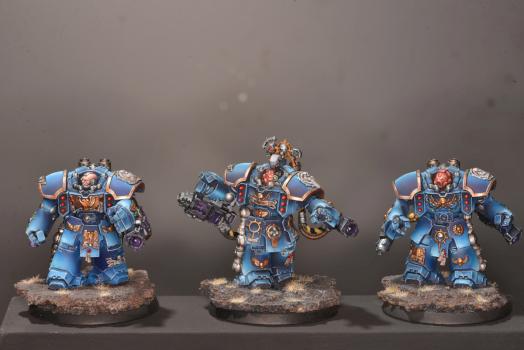 Space Marine Centurion Squad by PintorDeMiniaturas