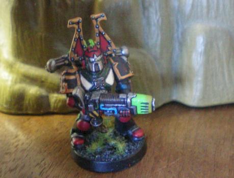 Iron Warrior Khrone warrior view 4 by Outlanders