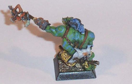 Rear View - Orc Mystic Warrior/Guerrier Mystique Orque by The Mutato