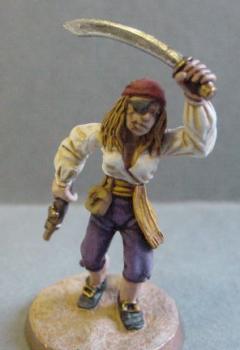 Patched Female Pirate (Mini-of-the-Week #6) by No Such Agency