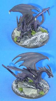 Shadow Dragon on a hand made Base by Lord Roberts