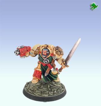 Dark Angels Deathwing Captain by leprechaun studio