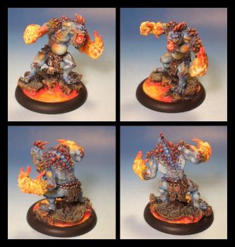 Trollbloods Pyre Troll by crawfish