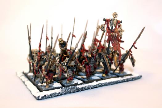 Vampire Counts - Skeleton Warriors by virtualonmars