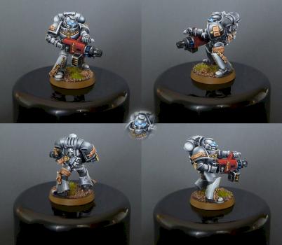 Fourth painted Grey Knight, for the 4h comp by Lord Kharsis