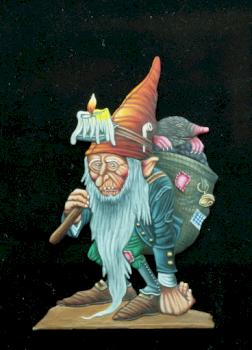 Lutin mineur (flat figure) by JMC