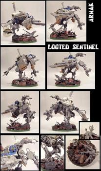 Ork Deff Dread/Looted Sentinel (unpainted) by Dmitry Rommel