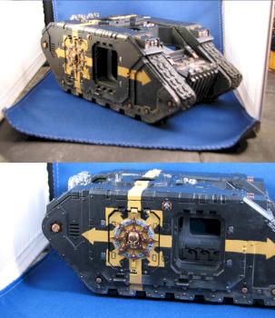 Black Legion Chaos Land Raider WIP by obscuris