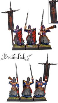 Dark Elf - spearmen command by Dreamfish