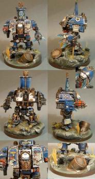 Ultramarines Forgeworld Dreadnought 1st Company by darkartminiatures