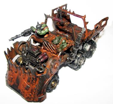 Ork Trukk with Reinforced Ram by bobsacks