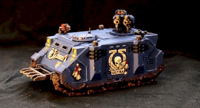 Ultramarines Command Razorback (better picture) by Vitulv