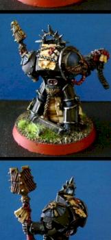 Chaplain in terminator armor by Mortai