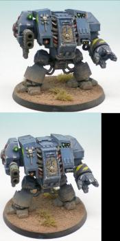 Ultramarines Dreadnought / Cybot by CyAniDe