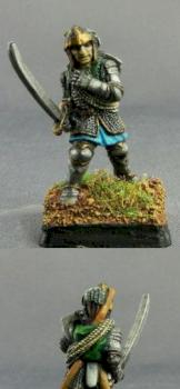 Mega Mini or Grenadier Painted Human Fighter by Iraeyna