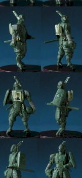 Alien commander (with sword) 56mm by Papah