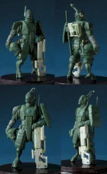 Alien commander (with carbine) 56mm by Papah