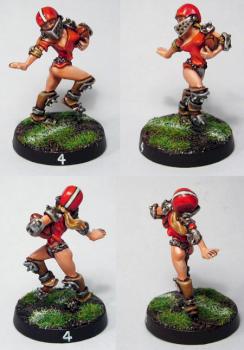 Blood Bowl Amazon Runner n.4 by legdba