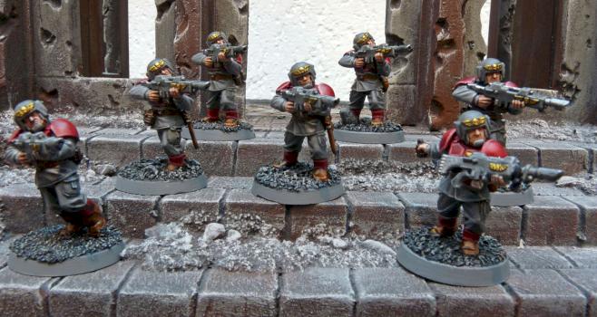 Imperial Guard Squad by Fhal