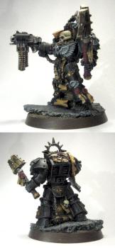 Space Marines Terminator Chaplain by kabaddon