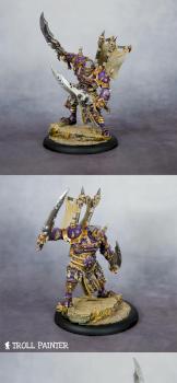 Molik Karn from a Skorne Hordes army by TrollPainter