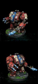 Librarian blood angel dreadnought by k.nar51