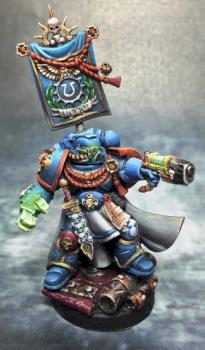 Space Marine Captain 3rd Company Ultramarine Chapter by Elkantar